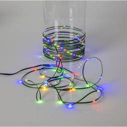 Jólatréssería Dew Drop 160 LED marglit 2 m