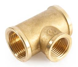 Kopar té 1" x 1/2" x 1"
