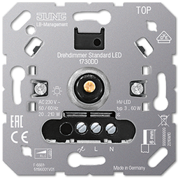 Innfelldur dimmer 20-21W/ 60W R.L.C/LED : 1730 DD