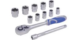 Skrallsett 10mm (3/8") 12stk