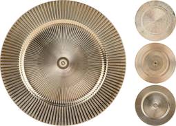 Diskur 33cm Gylltur