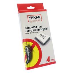 Köngulóa- og skordýralímspjöld 4stk