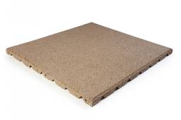 Gúmmihellur 50x50x2,5cm sand