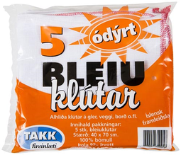 Bleiuklútar 5stk