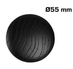 Hnúður tré ø55mm  svart