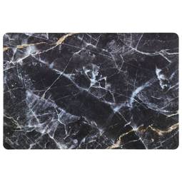 Diskamotta 30x45cm Marble Svart