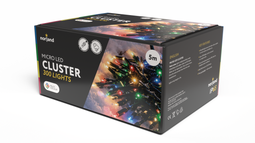 Norland Micro LED Cluster IP65, 5 m, 300 ljós – Marglitur