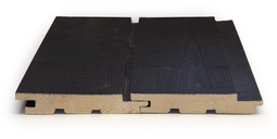 Bandsöguð vatnsklæðning 21x120 RAL 9005