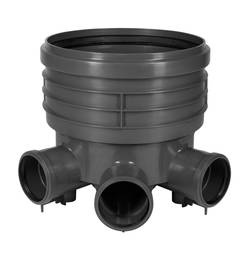 PVC brunnur 400/110 mm, þremur stútum