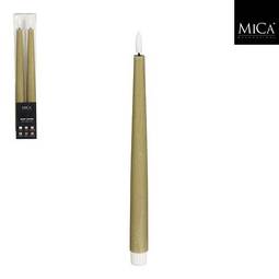 Kerti Led 28.5cm Taupe 2stk