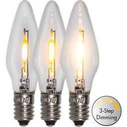 LED varaperur E10 14–55V með 3 þrepa dimmingu 5 stk