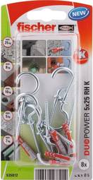 Múrtappi Duo 5X25 K Nv M/Krók (8)