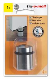 FIX HURÐASTOPP.KRÓM  LÍM 44MM