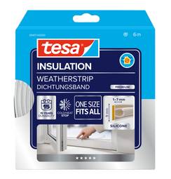 Tesa Premium Flexible sílíkonþéttilisti, hvítur