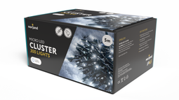 Norland Micro LED Cluster IP65, 5 m, 300 ljós – Kaldhvítur