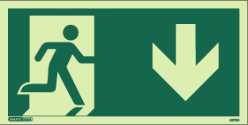 ÖRYGGISMERKI MAÐUR/ÖR NIÐUR