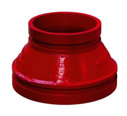 Formúffa 2 1/2" x 1 1/2", gróp