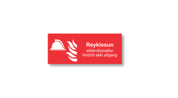 Merkispjald - Reyklosun