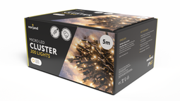 Norland Micro LED Cluster IP65, 5 m, 300 ljós – Stjörnuhvítur