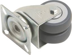 Lux Hjól 50X19Mm M/Snún Tvöfal