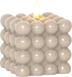 Kerti 9,5cm Flamme Dot Beige