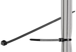 Kapalbindi svart 200mm 3,5mm 100stk