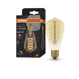 LED Edison skrautpera gyllt