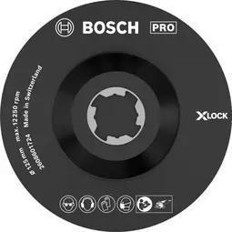 Bakskífa X-Lock Fyrir Sandpappír 125mm