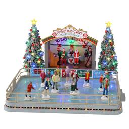 Christmas grove skating rink