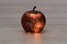 LED glerepli 16 cm rautt Finnlumor