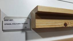 Opnanleg fög Fura 18/53X55