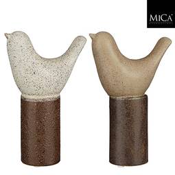 Mica Fugl 18Cm Grár/Brúnn