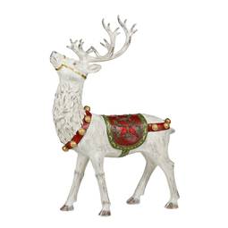 Hreindýraskraut hvítt 86 cm – Mica Decorations