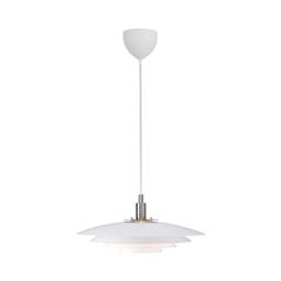 Hangandi loftljós Bretagne hvítt 38cm 
