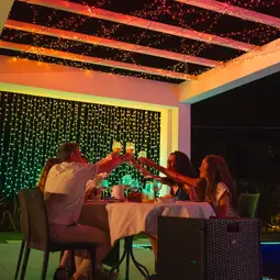 Twinkly Sería Gardína RGB 400 LED