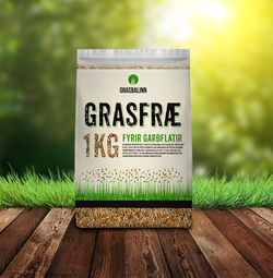 Grasfræ 1 kg