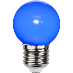 LED skrautpera E27 G45 1W blá