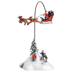 Santa claus is coming to town, set of 4