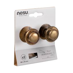 Hnúður 32mm Antique Brass 