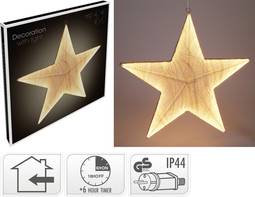 Gluggastjarna gyllt 59 cm 248 LED