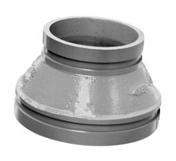 Formúffa 4" x 2", gróp - galv