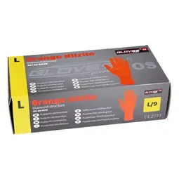 Nitril Hanskar Orange 