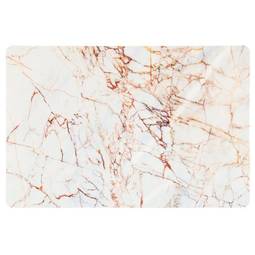 Diskamotta 30x45cm Marble Hvít