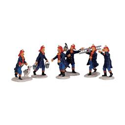 Fireman, Set Of 6