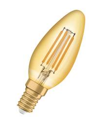 LED Vintage 1906 Classic B 4,5W(36W) E14 gyllt