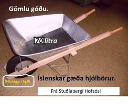 Hjólbörur 70L 