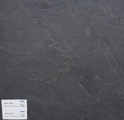 Borðplata Italian Slate (Svartur kjarni) 12mm á þykkt / 1200mm á breidd