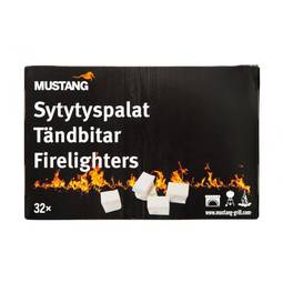 Uppkveikikubbar 32stk Hvítir