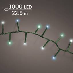 Compact LED-ljósasería 22,5 m með bláum og marglitum ljósum
