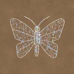 LED-fiðrildi 40 cm 400 LED marglit – Luca Lighting